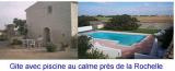 Gîte à VILLEDOUX, 5 personnes, 50m² (Campagne - Charente Maritime)
